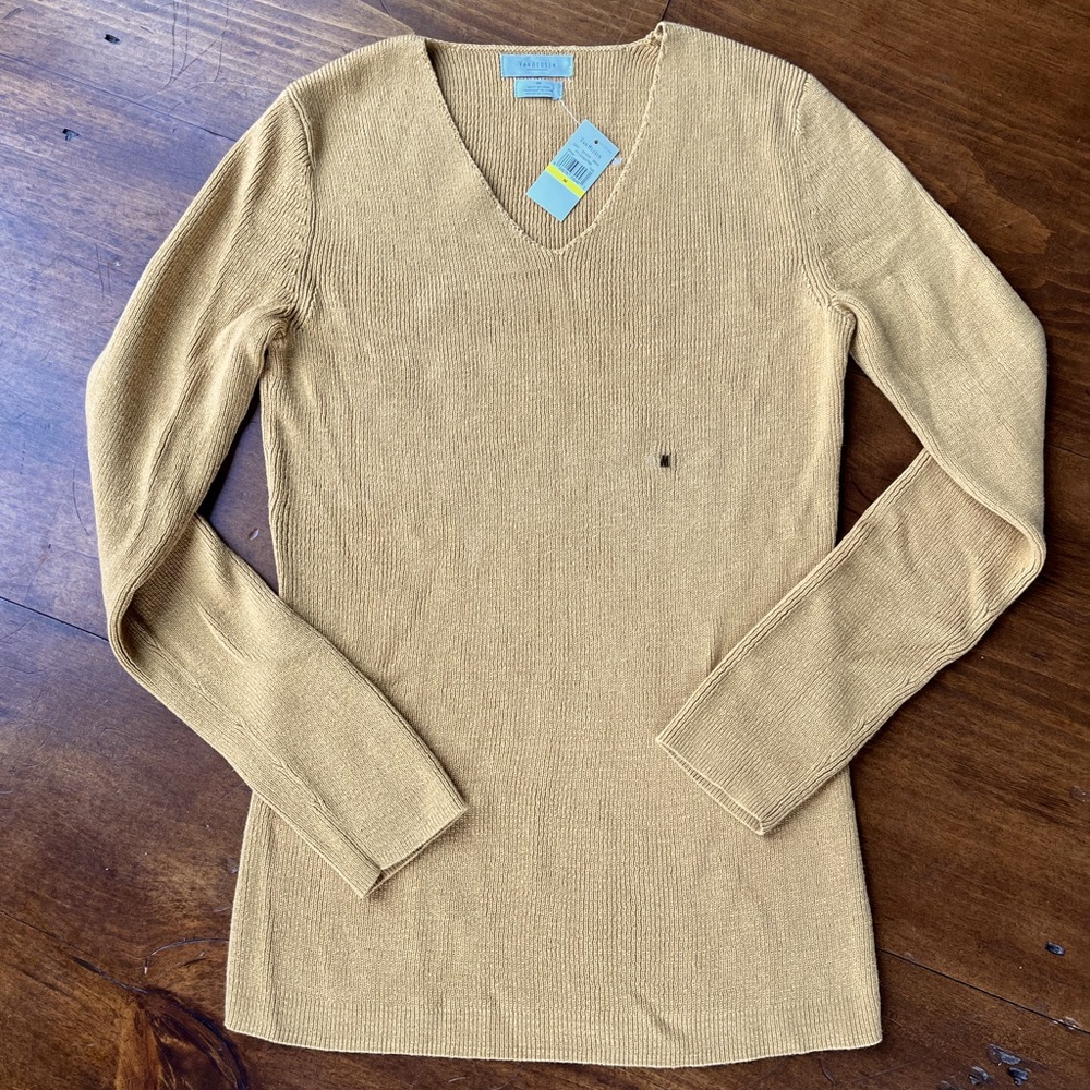 VanHeusen V-neck Cotton Sweater - Medium